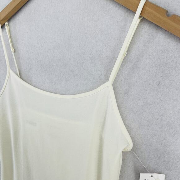 BANANA REPUBLIC Top Womens XS Tank Cami Scoop Neck Stretch Jersey Cream NEW - Picture 4 of 13